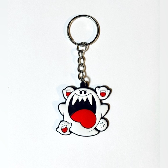 Nintendo Super Mario Bros Boo Keychain - Picture 1 of 1